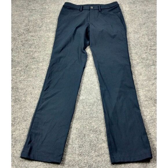 Lemon Other - Lululemon ABC Pant Mens 30x33 Nautical Navy Blue Warpstreme 5 Pocket Active